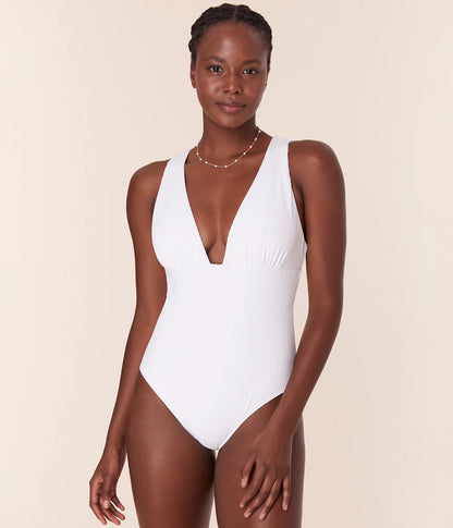 The Mykonos - White Ribbed