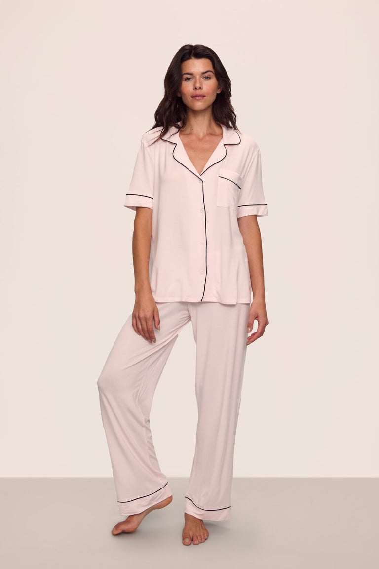 Gisele Short Sleeve & Pant PJ Set