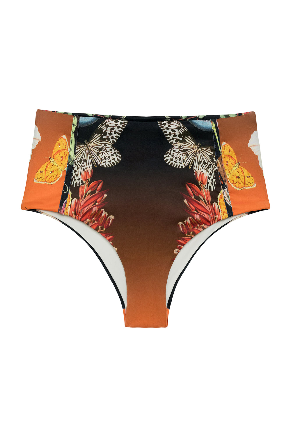 Carmel Bikini Bottom in Snake Butterfly