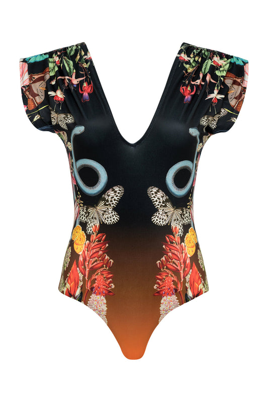 Liset One Piece in Snake Butterfly