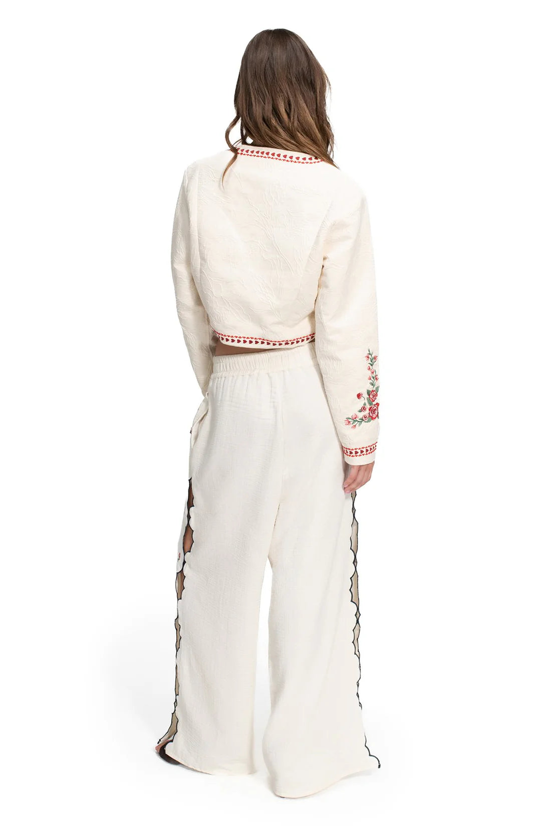 Embroidered Lilia Pants