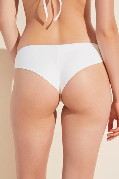 Eberjey - Coco Smooth Bikini Bottom in Ecru, available at LaSource in Darien
