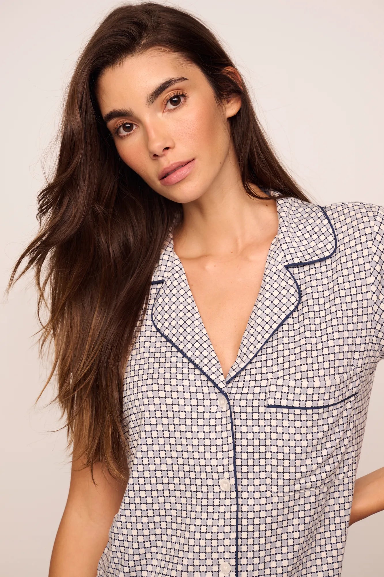 Gisele Printed Shortie PJ Set