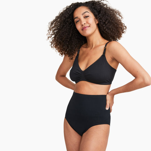   Hatch - The Everyday Nursing Bra in Black, available at LaSource in Darien