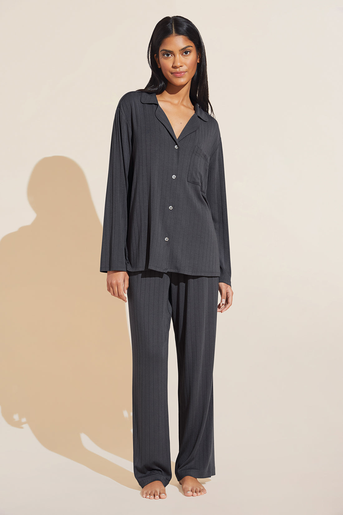 Gisele Rib Long PJ Set