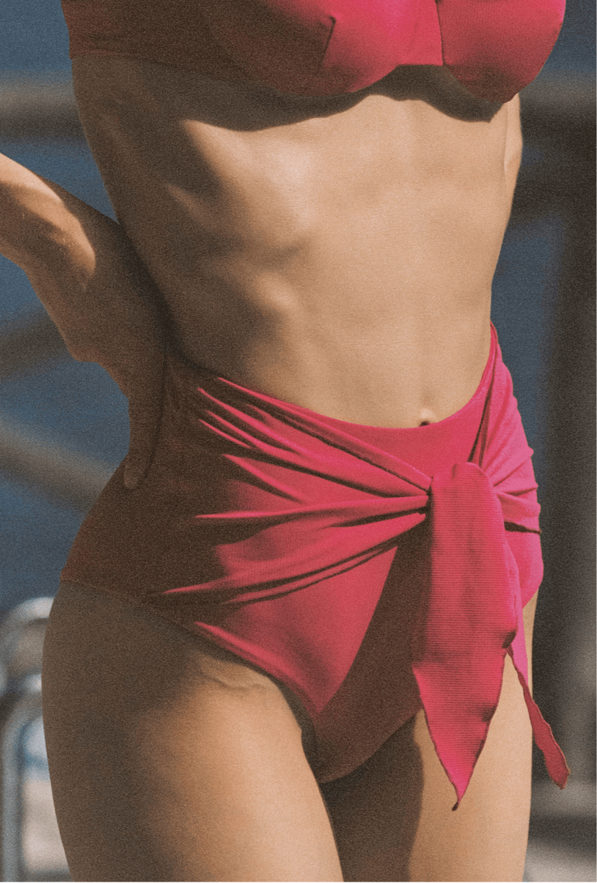 The Brooke Bottom in Framboise Rib