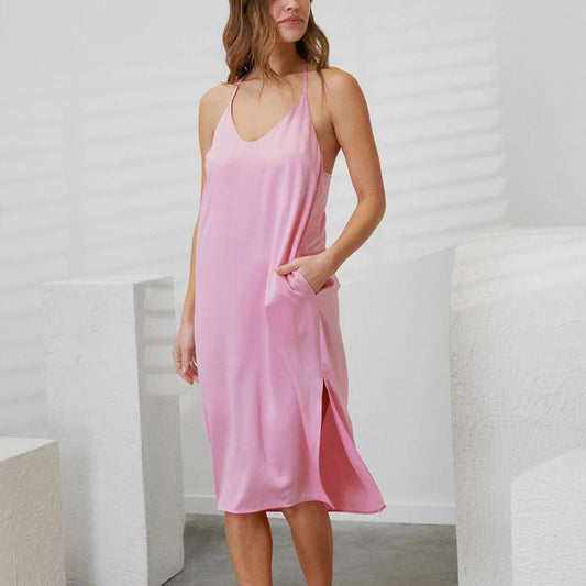 Washable Silk Slip Dress