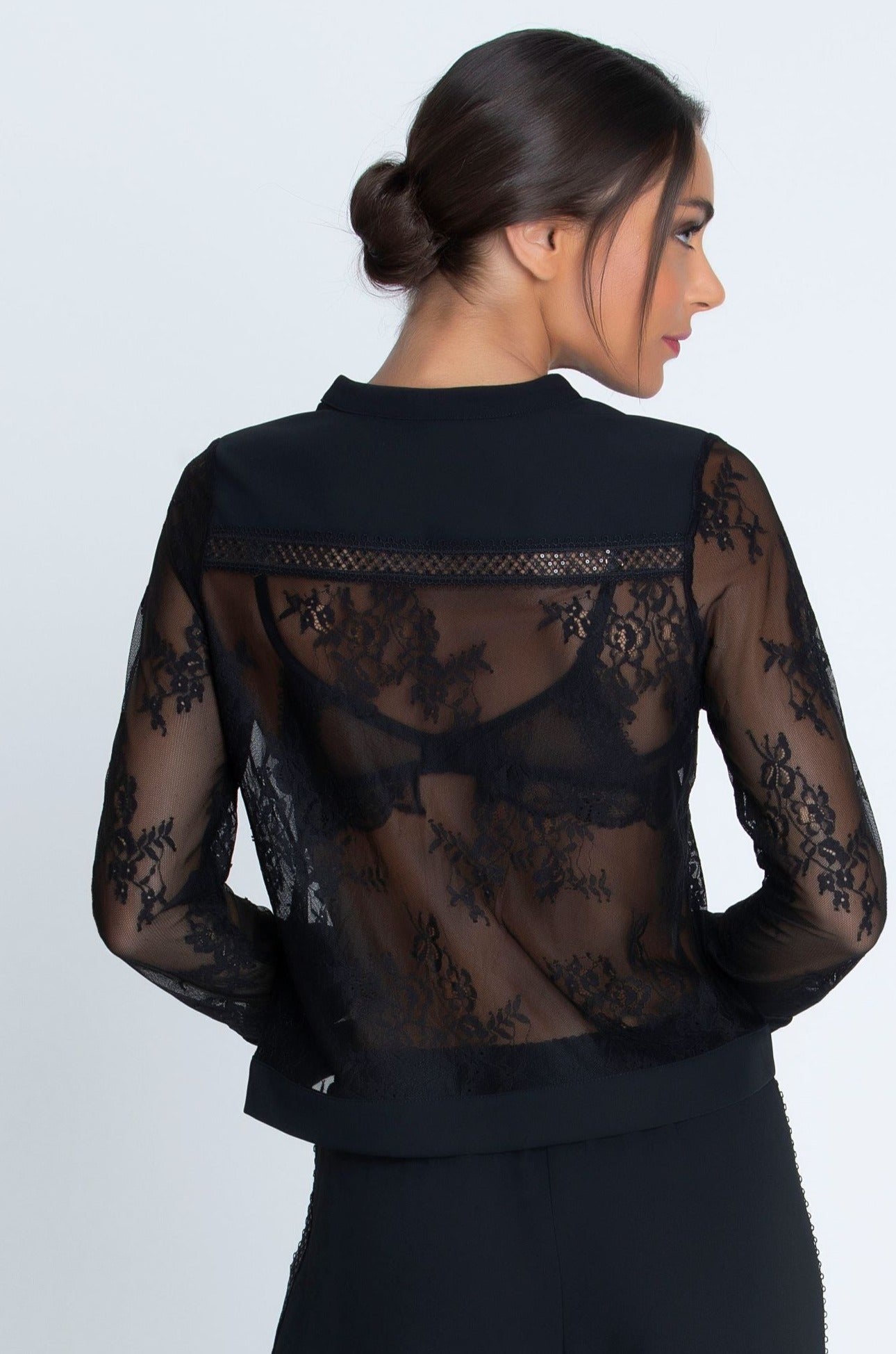 Vest lace Féérie Couture black LISE CHARMEL