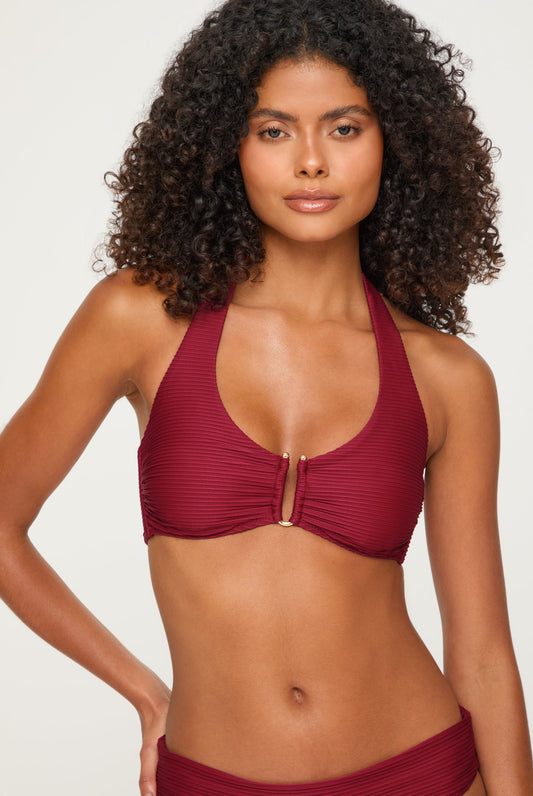 Cassis U-Bar Halterneck Top