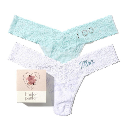 I Do & Mrs Low-Rise Thong Gift Set