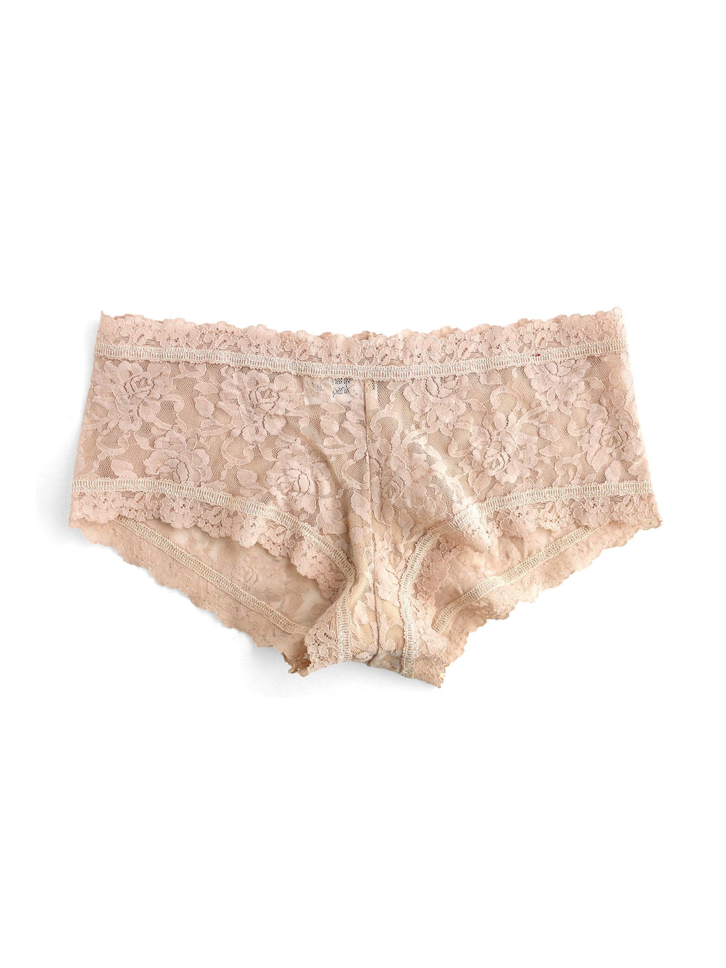 Hanky Panky Signature Lace Boyshort in Chai, available at LaSource in Darien.