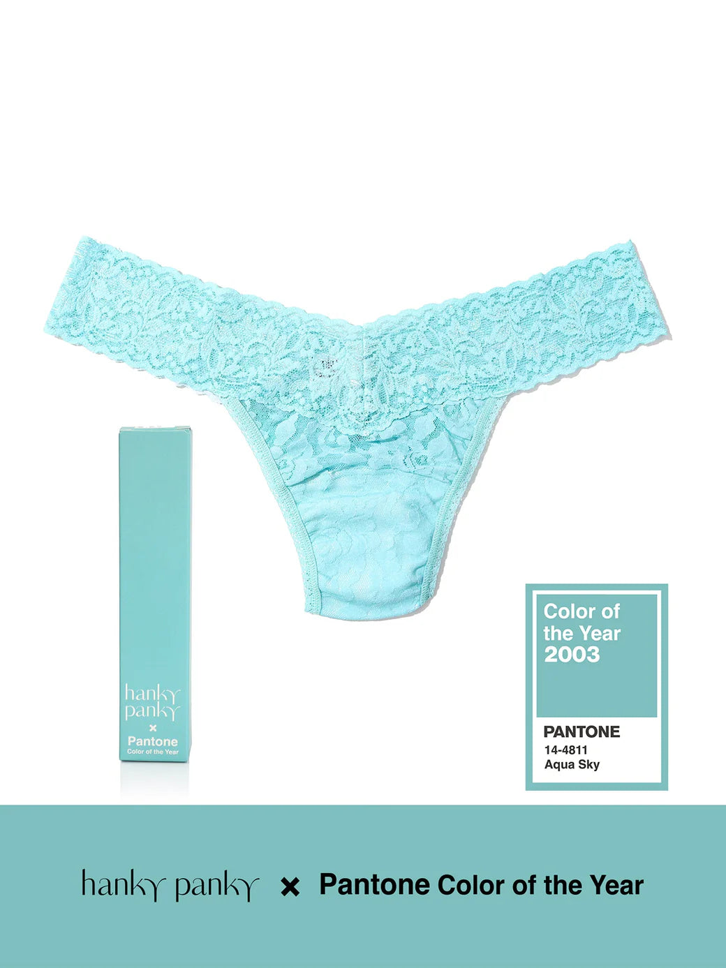 Pantone Lowrise Thong Boxed