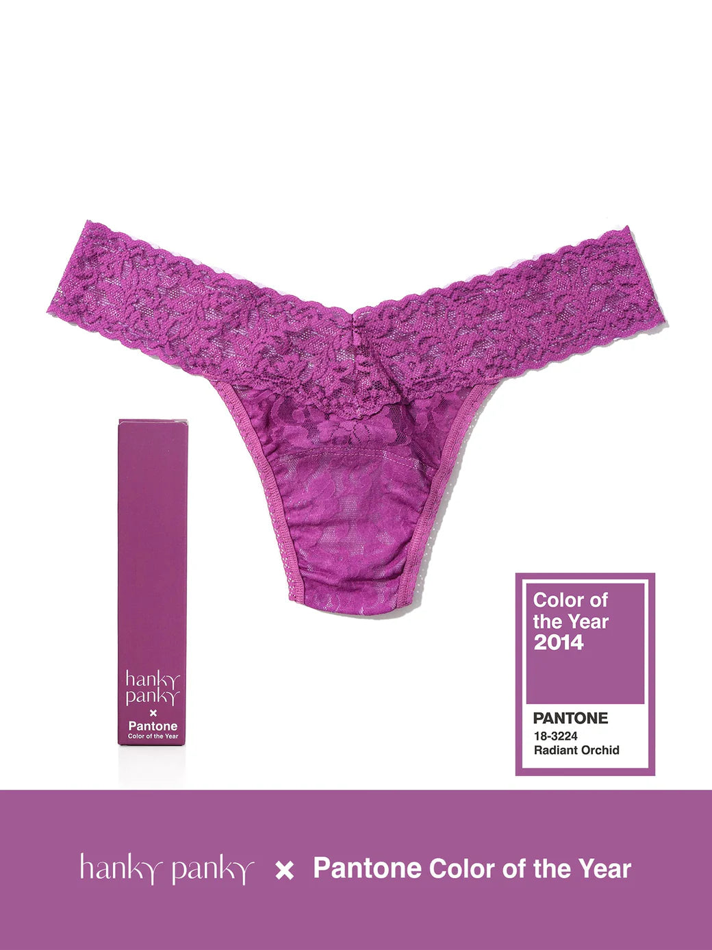 Pantone Lowrise Thong Boxed