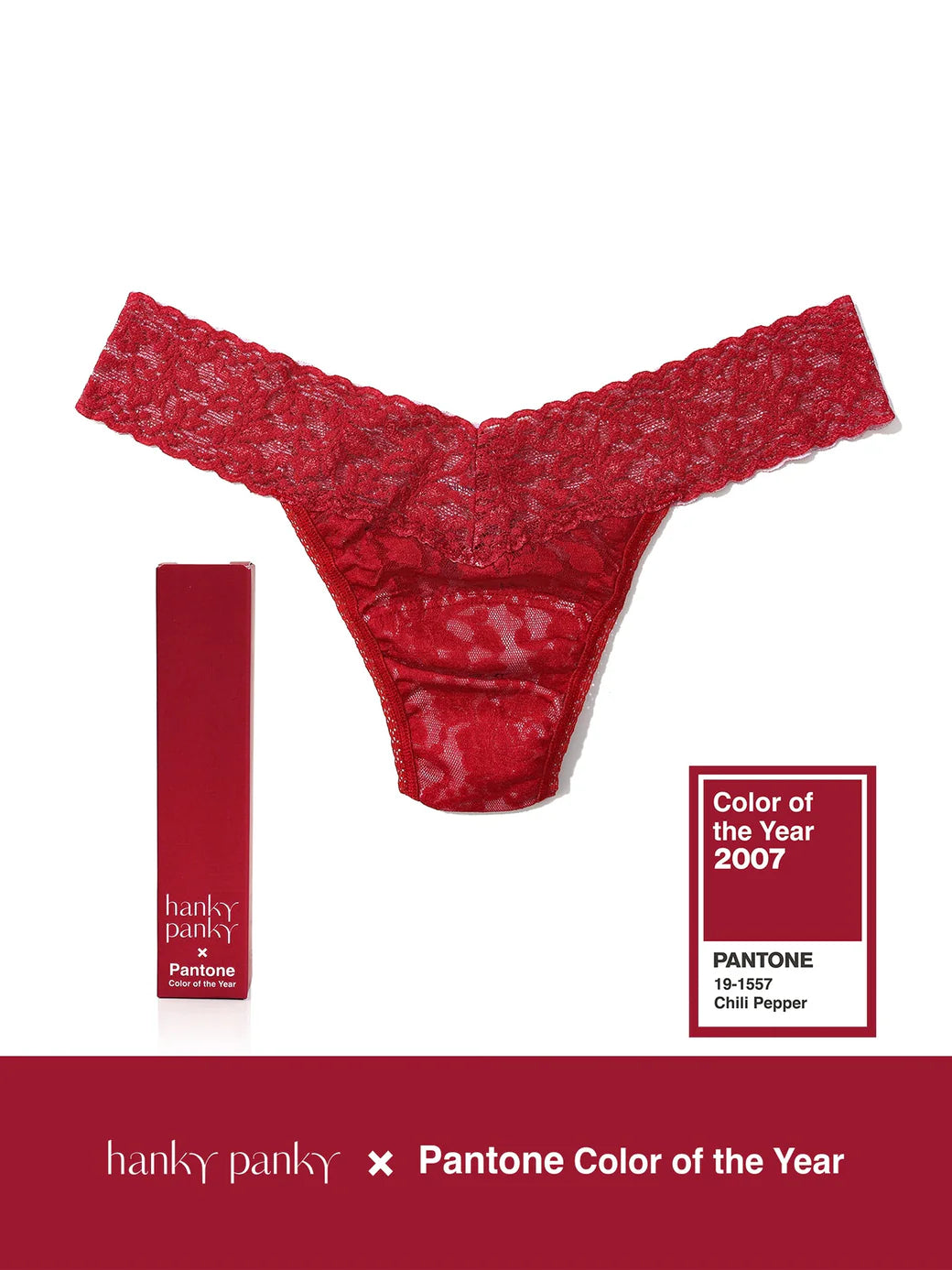 Pantone Lowrise Thong Boxed