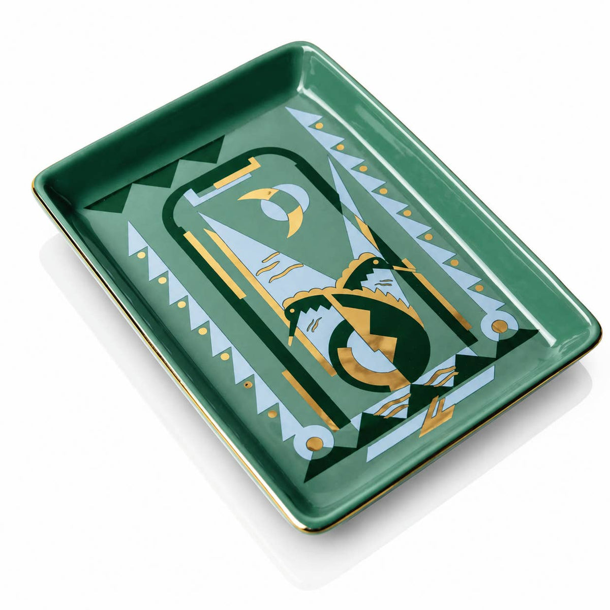 Deco Seahorse Ceramic Tray