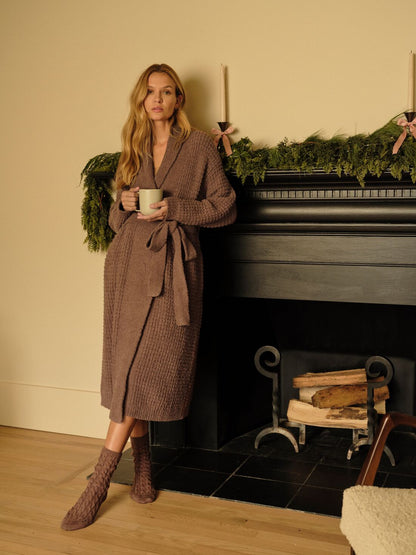 Recycle Boucle Waffle Robe