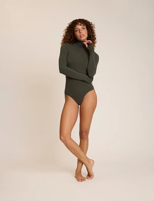 Ballet Turtleneck Bodysuit with Thumbholes