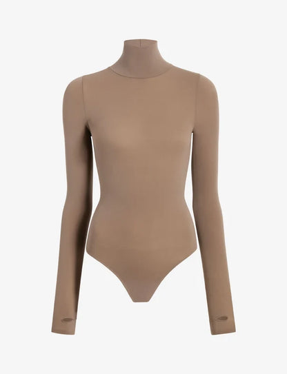 Ballet Turtleneck Bodysuit with Thumbholes