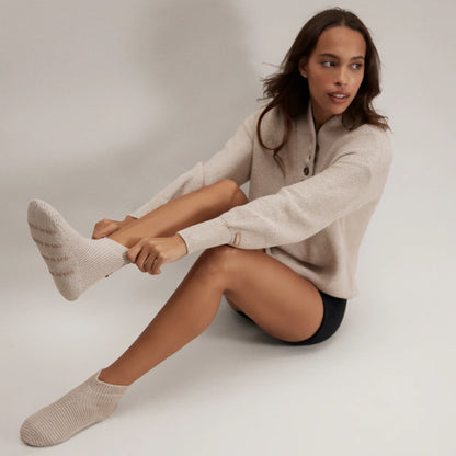 Cozy Cotton Silk Slipper Socks