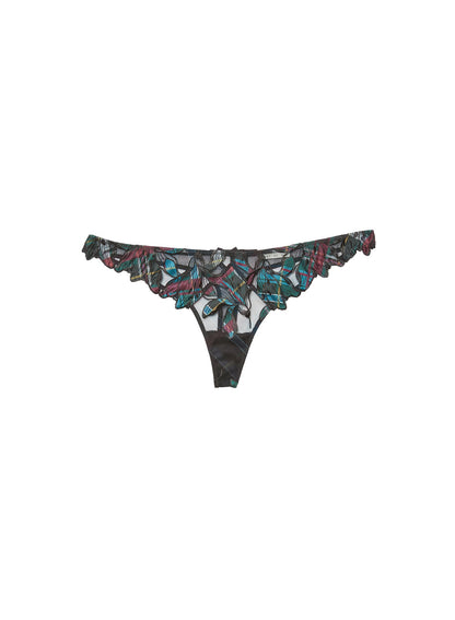 Lily Hipster Thong - Fall Plaid