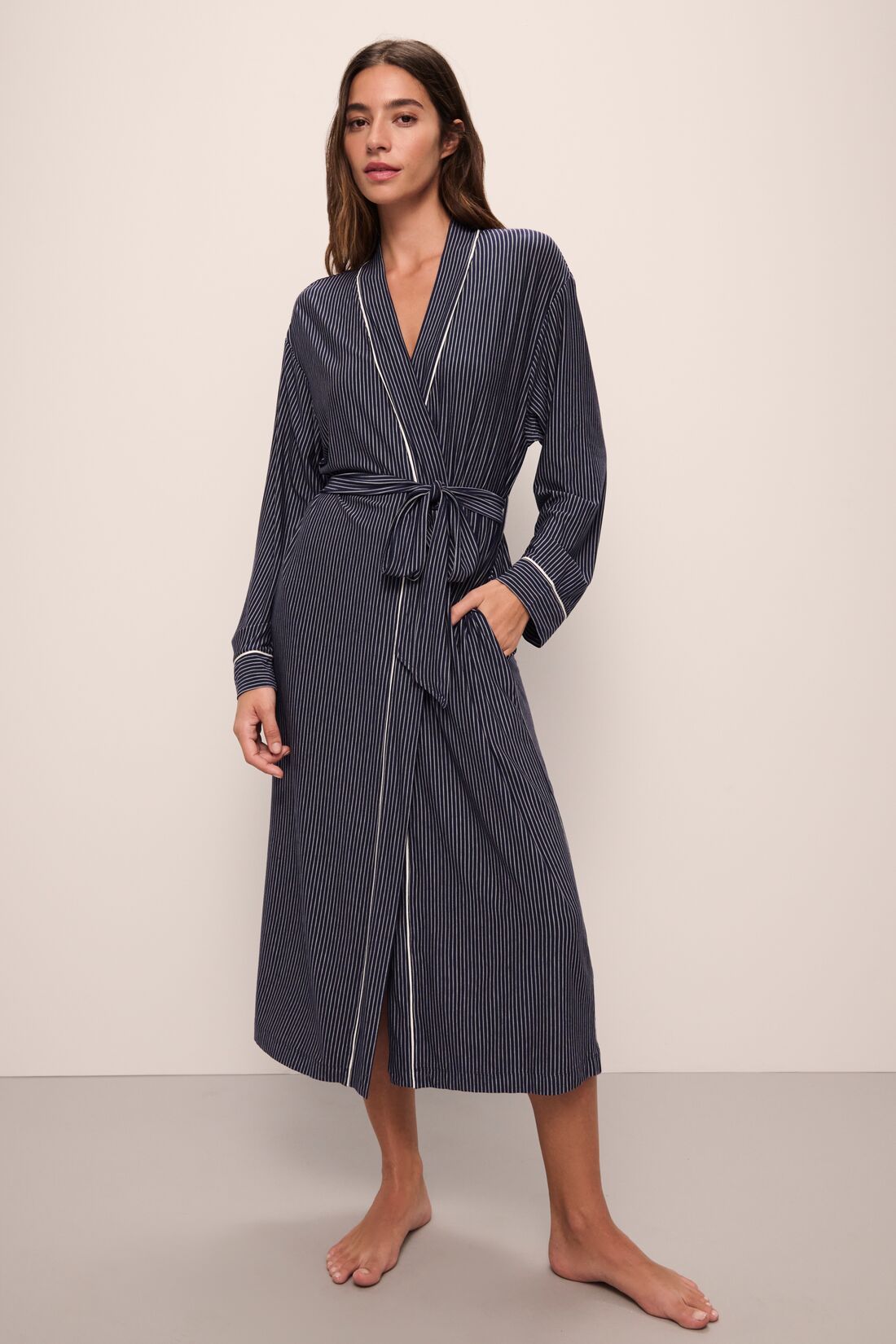 Gisele Printed Long Robe