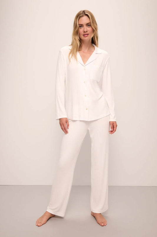 Gisele Rib Long PJ Set
