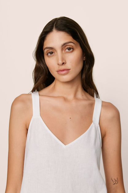 Linen Blend V-Neck Cami