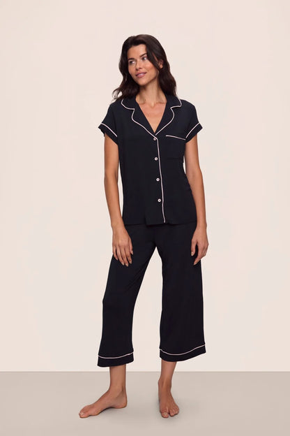 Gisele Short Sleeve Cropped PJ Set