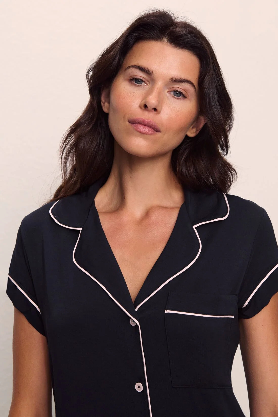 Gisele Short Sleeve Cropped PJ Set