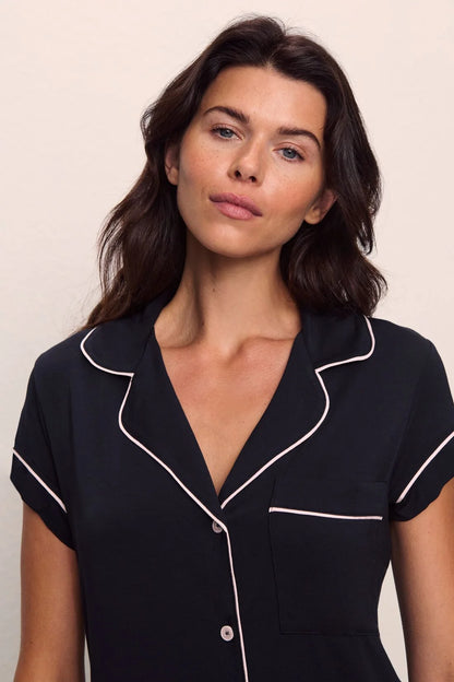 Gisele Short Sleeve Cropped PJ Set