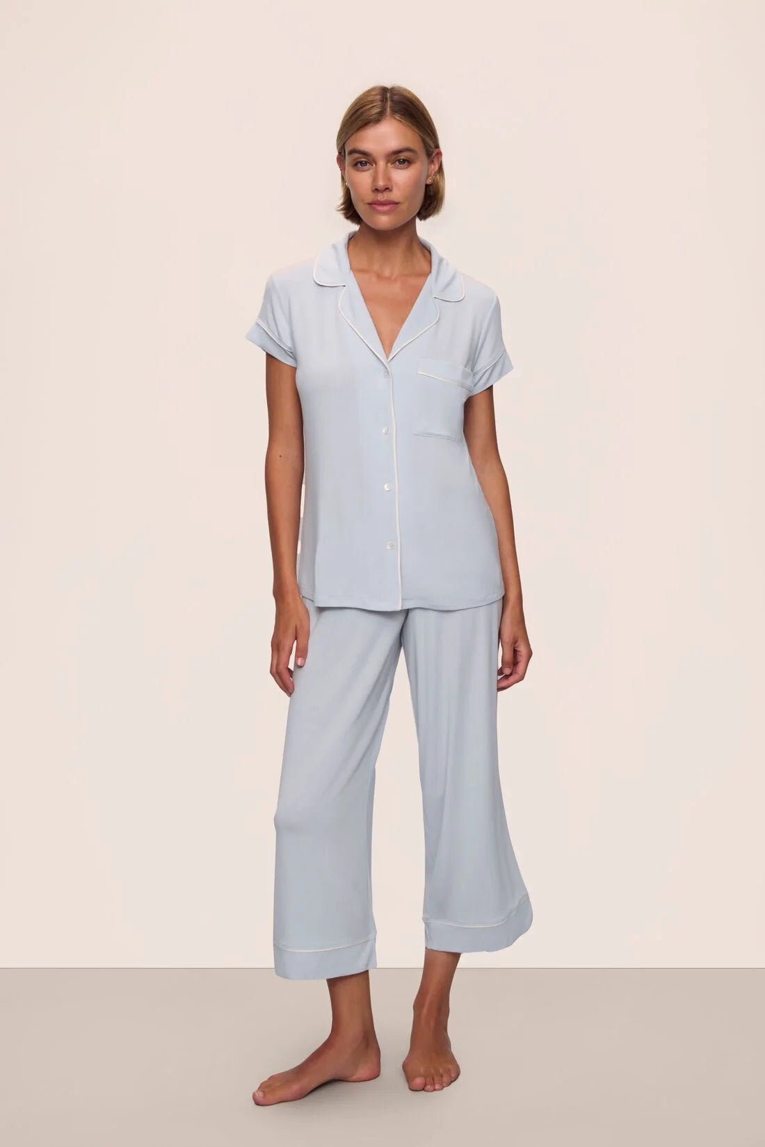 Gisele Short Sleeve Cropped PJ Set