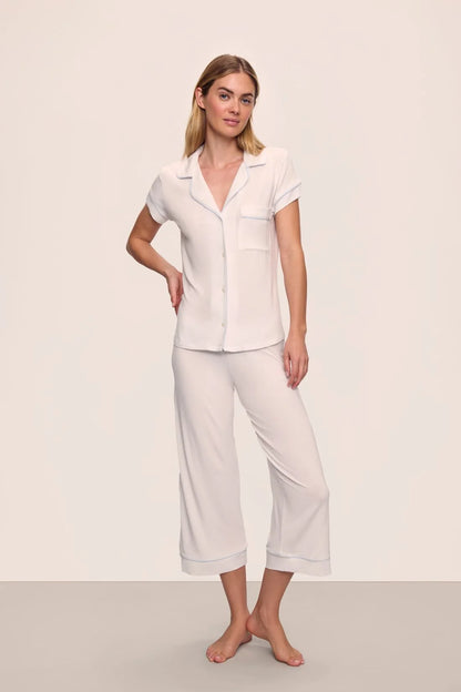 Gisele Short Sleeve Cropped PJ Set
