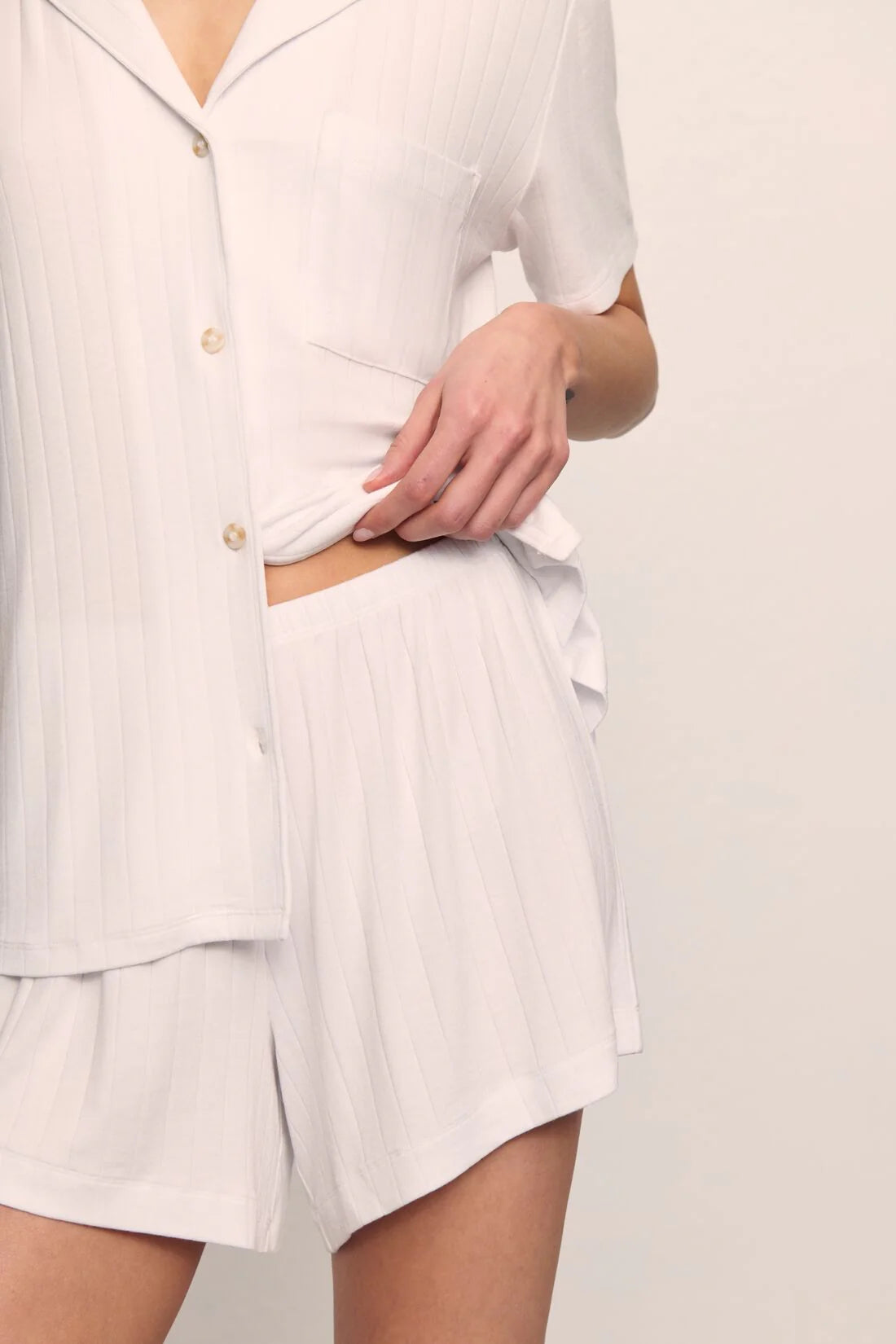 Gisele Rib Relaxed Short PJ Set