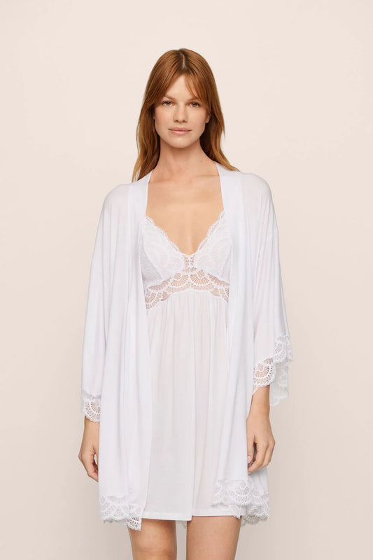 Mariana Kimono Robe with Lace
