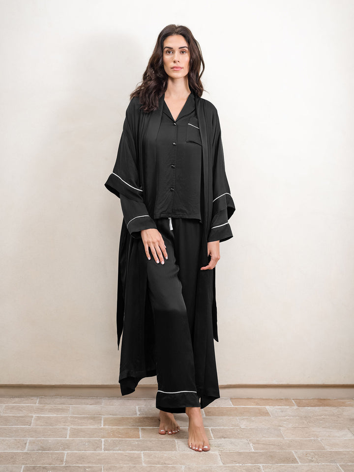 Monaco Silky Robe