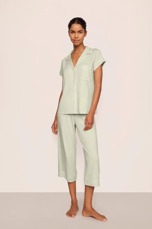 Gisele Short Sleeve Cropped PJ Set