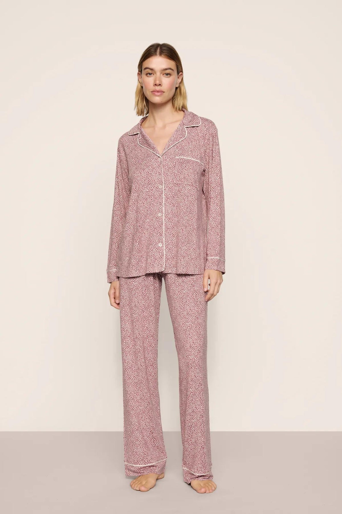 Gisele Printed Long PJ Set