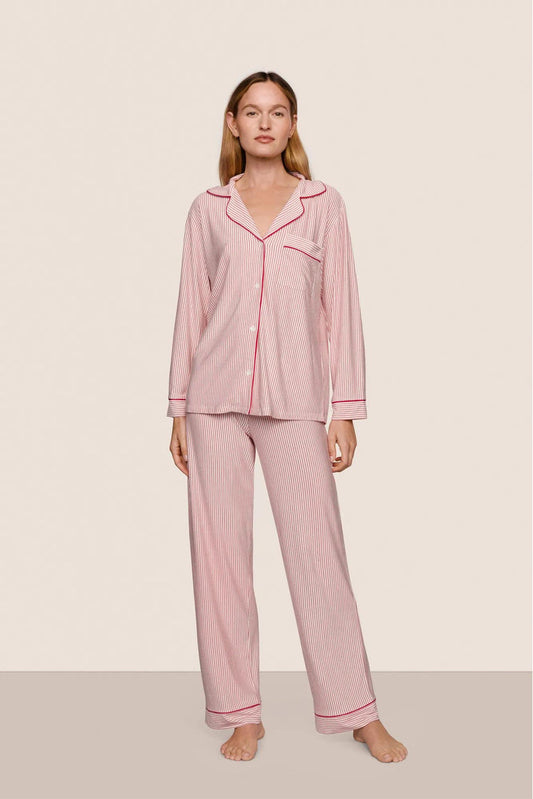 Gisele Duo Stripe Long PJ Set