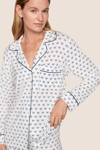 Gisele Hannukah Printed Long PJ Set