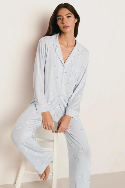 Gisele Printed Long PJ Set