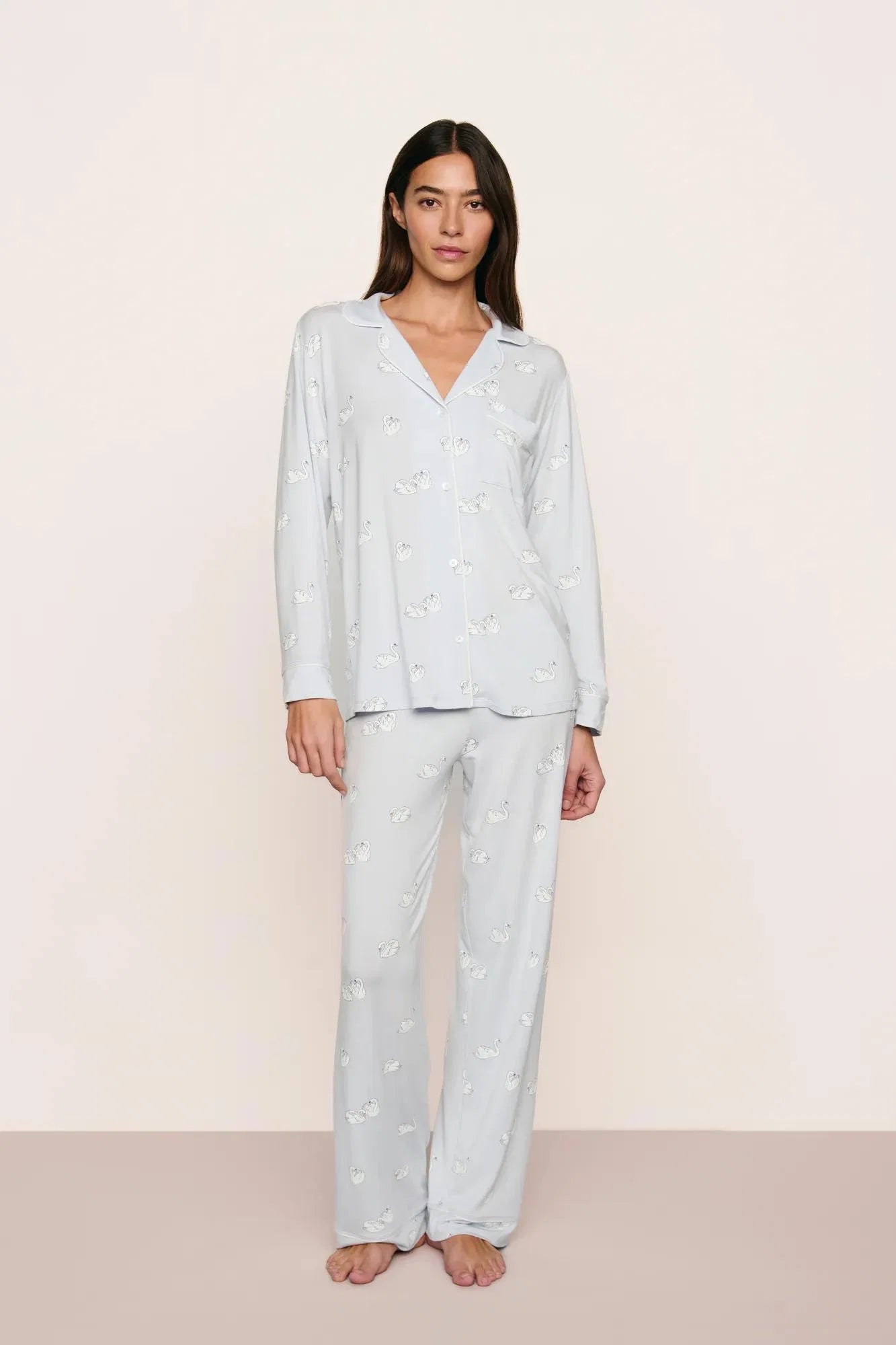 Gisele Printed Long PJ Set