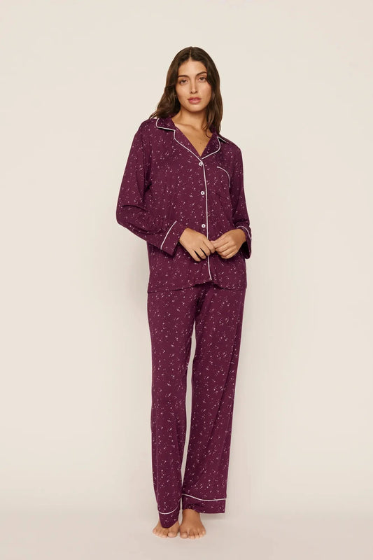 Gisele Printed Long PJ Set