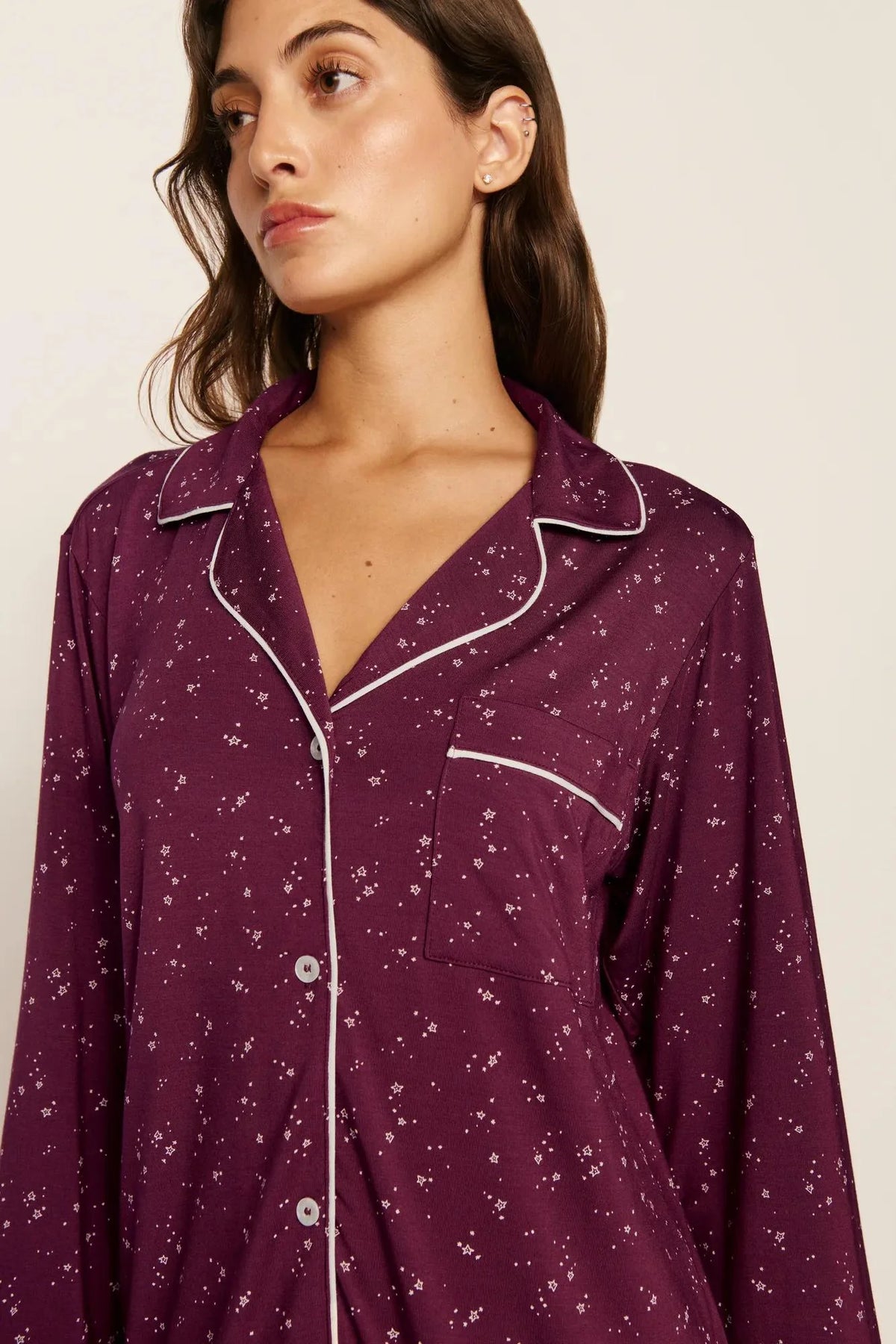 Gisele Printed Long PJ Set