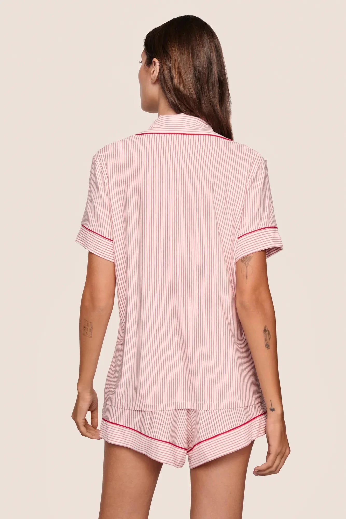 Gisele Duo Stripe Relaxed Short PJ Set