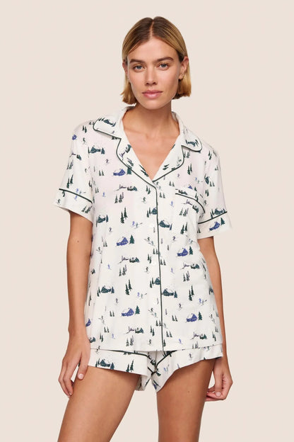 Gisele Printed Relaxed Short PJ Set