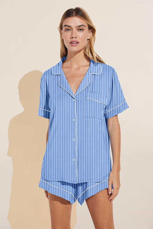 Gisele Printed Relaxed Short PJ Set