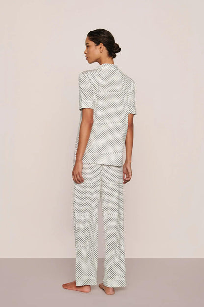 Gisele Printed Short Sleeve PJ Set