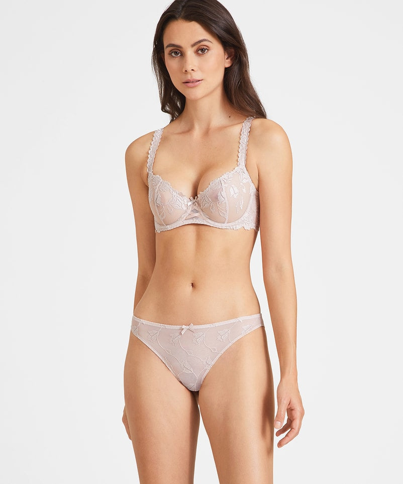 Aubade Softessence Thong in Skin, Available at LaSource in Darien