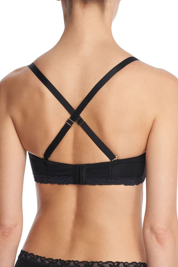 Natori Pure Luxe Strapless in black at LaSource