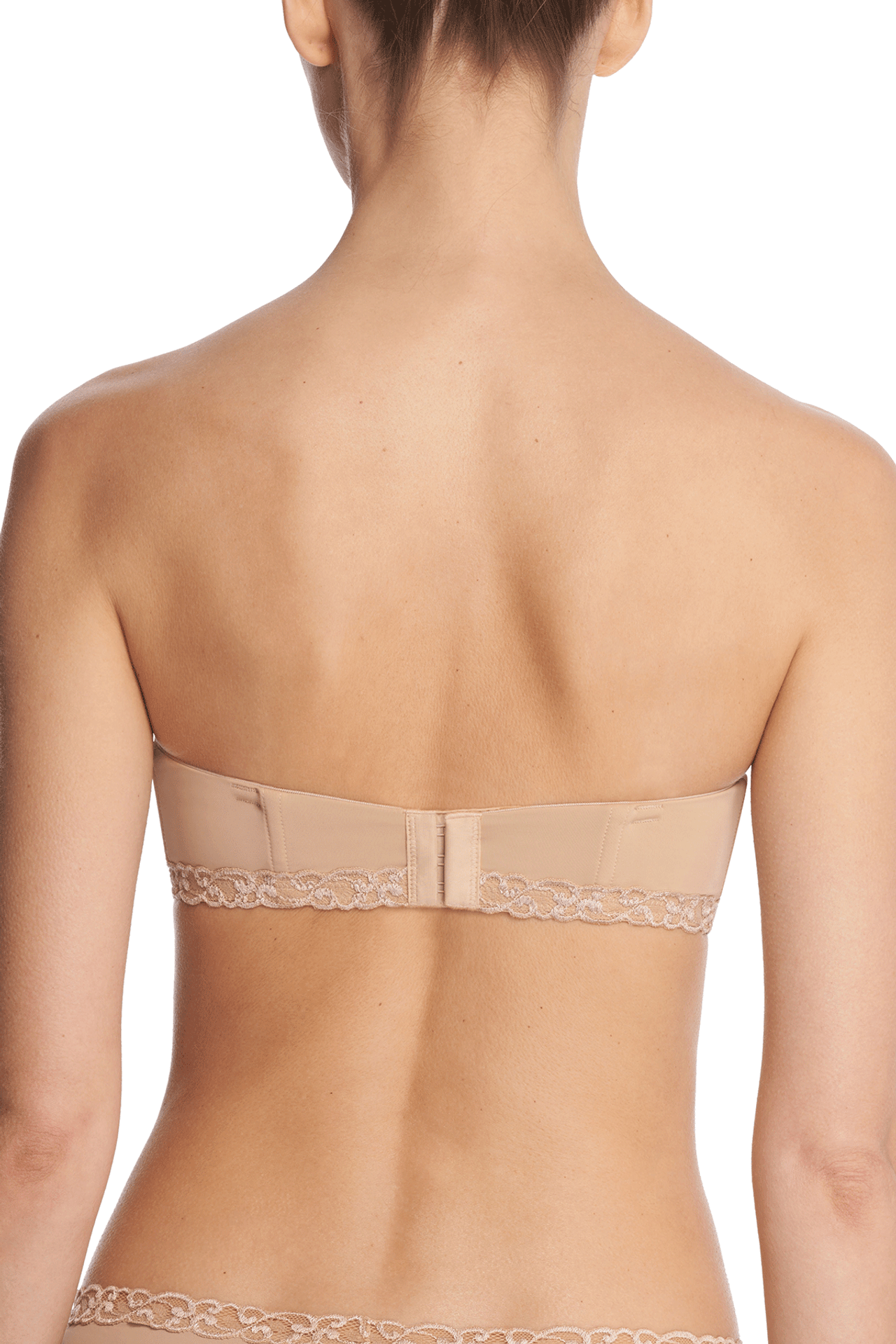 Natori Pure Luxe Strapless in cafe at LaSource